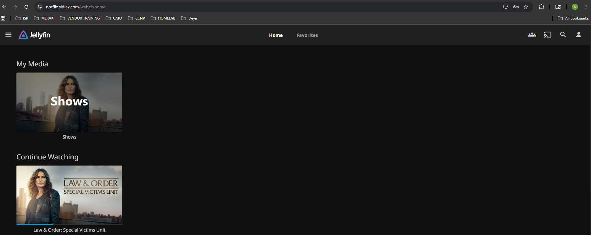 Jellyfin media server